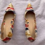 Multicolored Striped Ladies Pumps Gallery Image