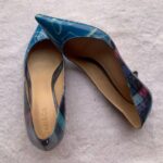 Flowery Blue Female Pumps (Size 44 Slim Feet) Gallery Image