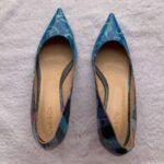 Flowery Blue Female Pumps (Size 44 Slim Feet) Gallery Image