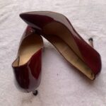 Wine Colored Female Pumps Gallery Image