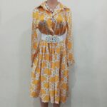 Women’s Yellow Setre Gown Gallery Image